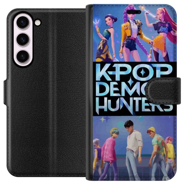 Yhteensopiva Lompakkokotelo Samsung Galaxy S23+ Kpop Demon Hunters korealainen idolibändi juliste anime pelaaminen fantasia piirretty retrotyyli fani