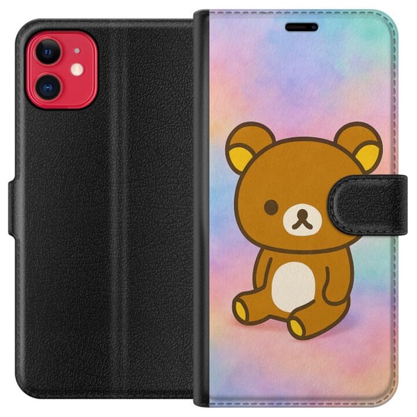 Kompatibel Tegnebogsetui til Apple iPhone 11 Kawaii Sanrio Rilakkuma Kompatibel Tegnebogsetui til Apple iPhone 11 Kawaii Sanrio Rilakkuma