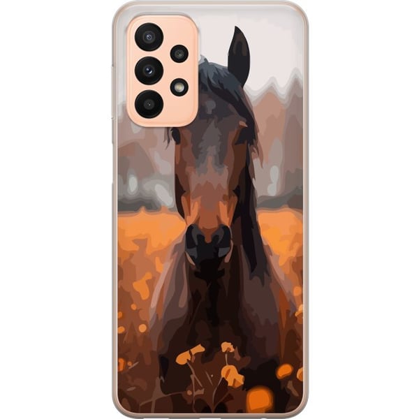 Yhteensopiva Puhelinkuori Samsung Galaxy A23 Syksyn Hevonen