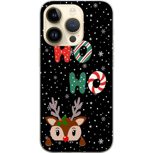 Kompatibelt Mobilskal till Apple iPhone 14 Pro HO HO HO Kompatibelt Mobilskal till Apple iPhone 14 Pro HO HO HO
