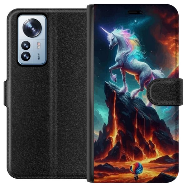 Yhteensopiva Lompakkokotelo Xiaomi 12 Pro Yksisarvinen