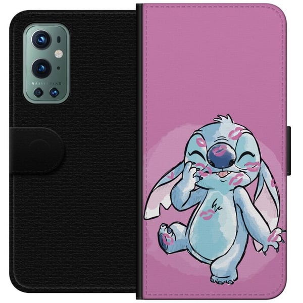 Kompatibelt Lommeboketui til OnePlus 9 Pro Stitch Puss