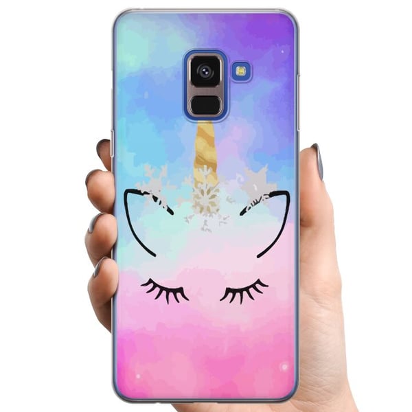 Kompatibelt Mobildeksel til Samsung Galaxy A8 (2018) Enhörning