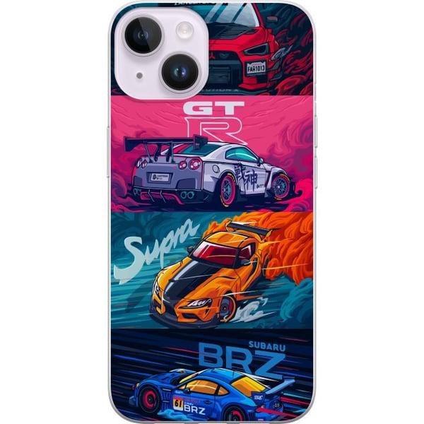 Kompatibel Mobilcover til Apple iPhone 14 Subaru Racing