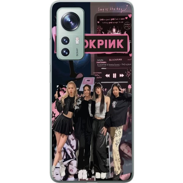 Yhteensopiva Puhelinkuori Xiaomi 12 BLACKPINK-kollaasi musiikkisoitin muotiestetiikka vaaleanpunainen musta K-pop-design Yhteensopiva Puhelinkuori Xiaomi 12 BLACKPINK-kollaasi musiikkisoitin muotiestetiikka vaaleanpunainen musta K-pop-design