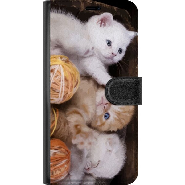 Kompatibelt Plånboksfodral till Samsung Galaxy A20e Katter