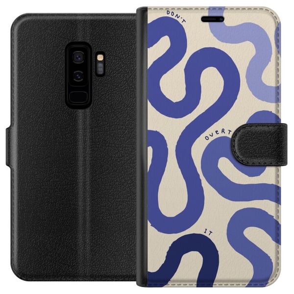 Kompatibelt Lommeboketui til Samsung Galaxy S9+ Rolig Sjø Kompatibelt Lommeboketui til Samsung Galaxy S9+ Rolig Sjø