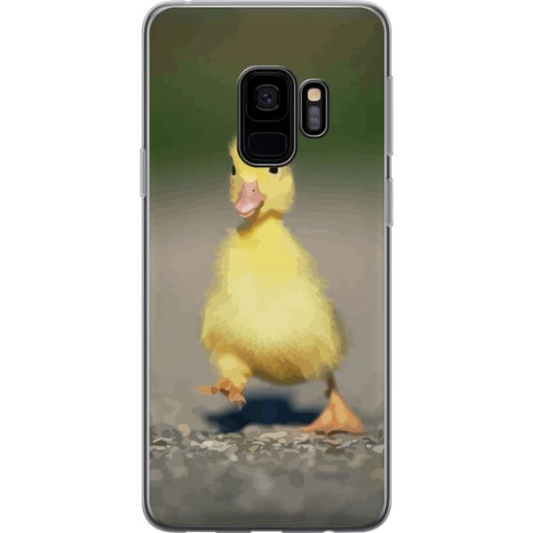 Kompatibelt Mobilskal till Samsung Galaxy S9 Gul ankung som promenerar på väg mjuk naturlig ton gulligt uttryck och charmigt vårinspirerat motiv Kompatibelt Mobilskal till Samsung Galaxy S9 Gul ankung som promenerar på väg mjuk naturlig ton gulligt uttryck och charmigt vårinspirerat motiv