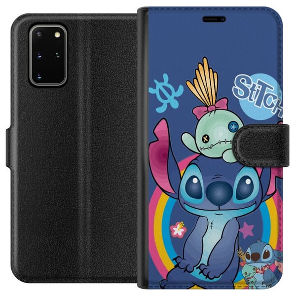 Kompatibelt Plånboksfodral till Samsung Galaxy S20+ Stitch och vännen Kompatibelt Plånboksfodral till Samsung Galaxy S20+ Stitch och vännen