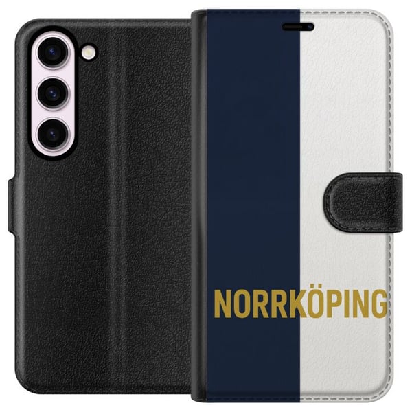 Kompatibel Tegnebogsetui til Samsung Galaxy S23 Norrköping – fodbold Kompatibel Tegnebogsetui til Samsung Galaxy S23 Norrköping – fodbold