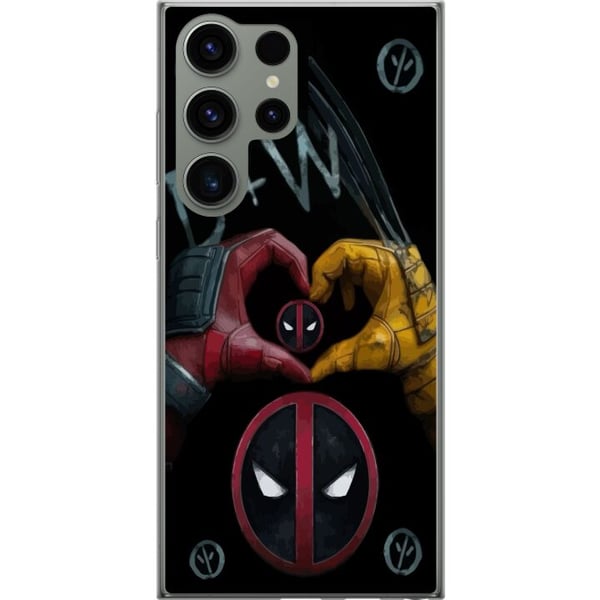 Kompatibel Mobilcover til Samsung Galaxy S23 Ultra Deadpool & Wolverine Kærlighed
