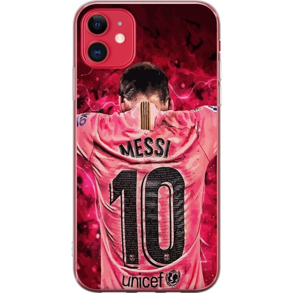 Kompatibelt Mobildeksel til Apple iPhone 11 Messi Fotboll Barcelona Argentina Motiv Legendarisk Spelare