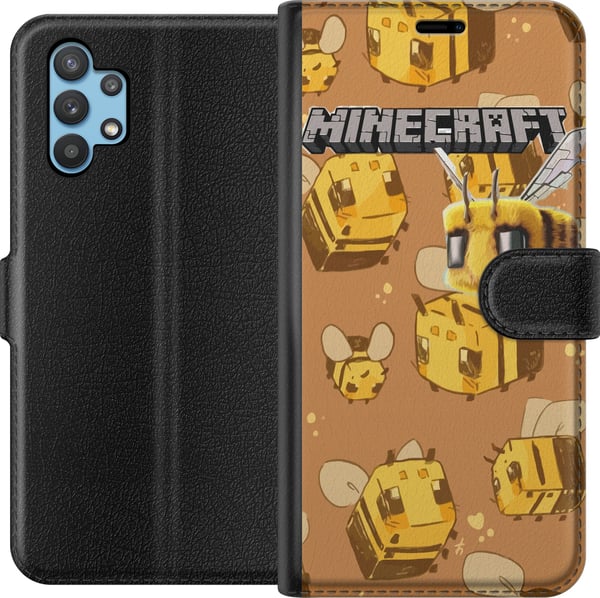 Yhteensopiva Lompakkokotelo Samsung Galaxy A32 5G Minecraft Bi