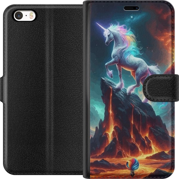Yhteensopiva Lompakkokotelo Apple iPhone 5 Yksisarvinen