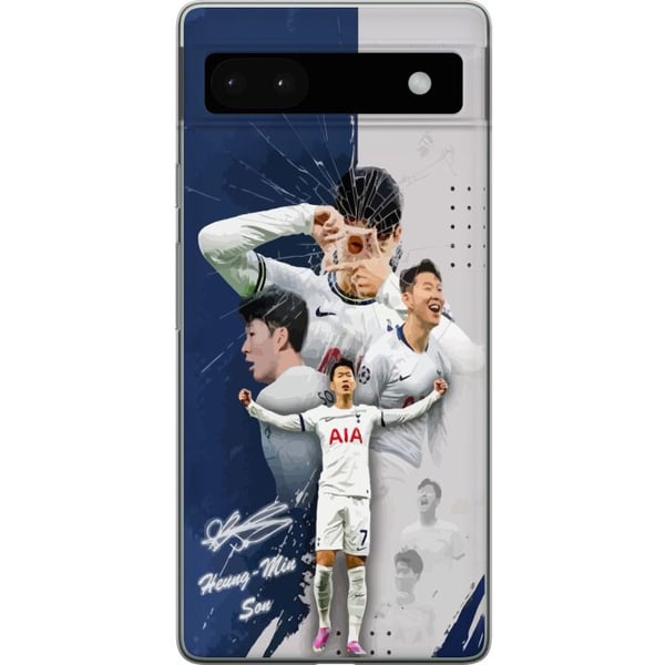Yhteensopiva Puhelinkuori Google Pixel 6a Son Heung Min Tottenham Etelä-Korea Euroopan liigan voittaja jalkapallo maalintekijä älykäs pelaaja, jolla