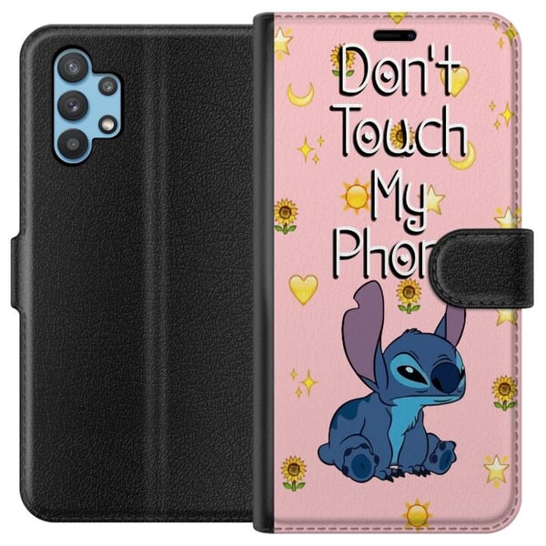 Kompatibelt Plånboksfodral till Samsung Galaxy A32 5G Stitch rör ej Kompatibelt Plånboksfodral till Samsung Galaxy A32 5G Stitch rör ej