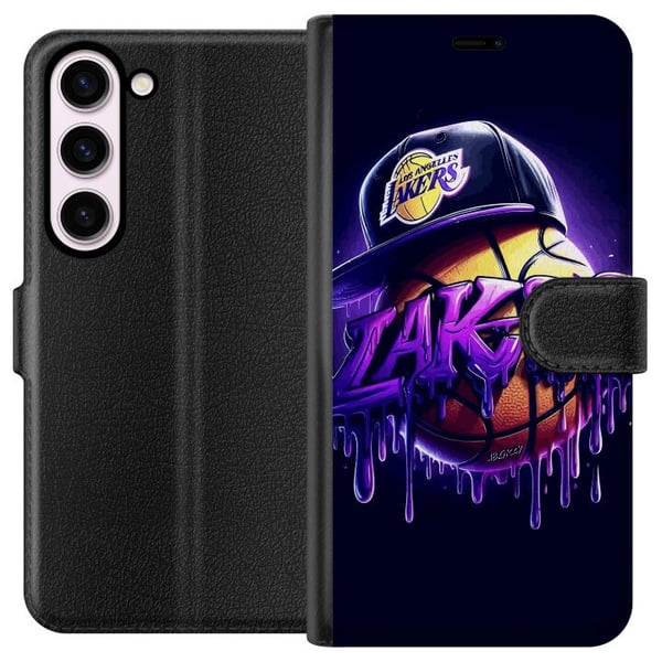 Kompatibel Tegnebogsetui til Samsung Galaxy S23 Lakers NBA-basketball USA-hold