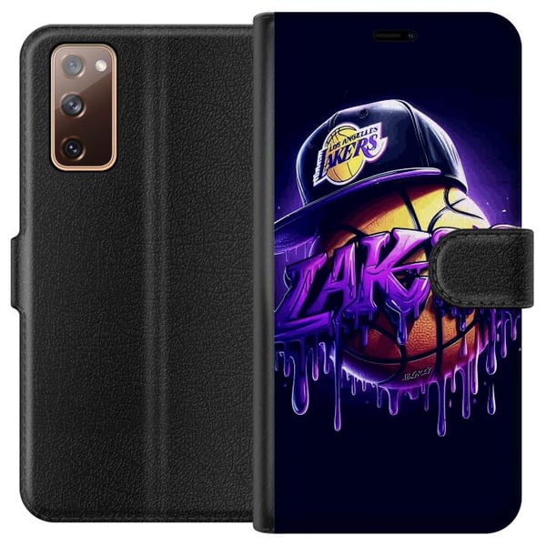 Kompatibelt Lommeboketui til Samsung Galaxy S20 FE Lakers NBA-basketballag USA