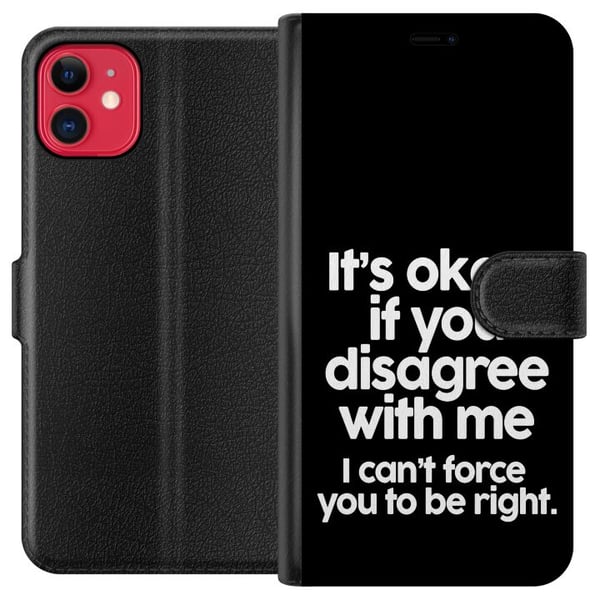 Kompatibelt Plånboksfodral till Apple iPhone 11 Text