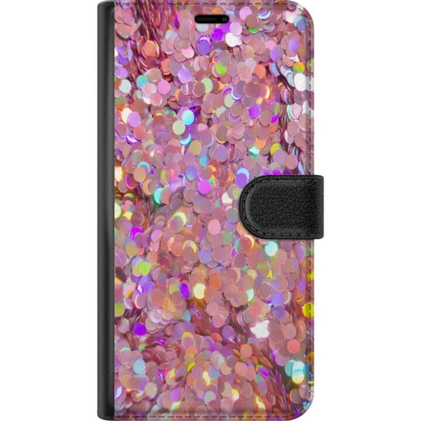 Kompatibelt Plånboksfodral till Samsung Galaxy A20e Glitter