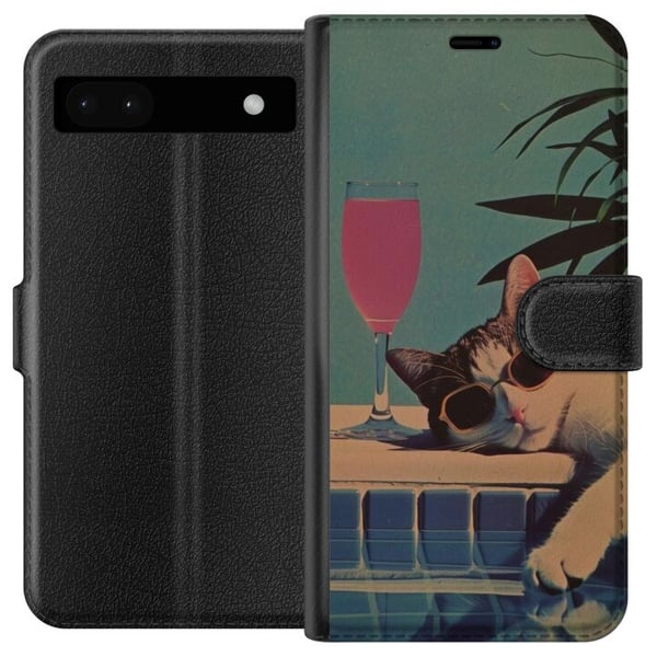 Yhteensopiva Lompakkokotelo Google Pixel 6a Kissalomalla