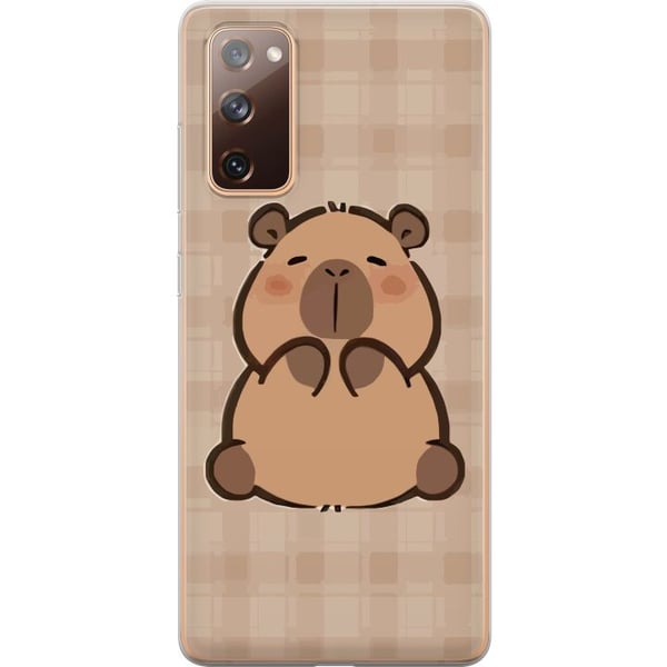 Kompatibel Mobilcover til Samsung Galaxy S20 FE Mobilskal kawaii capybara flera figurer japansk stil
