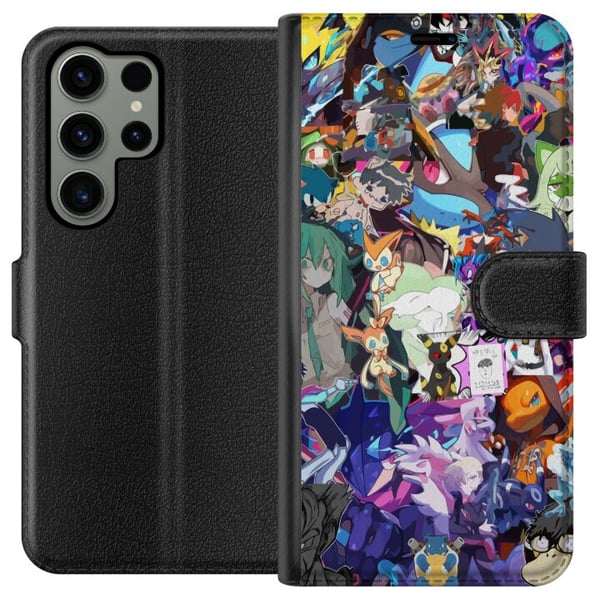 Kompatibel Tegnebogsetui til Samsung Galaxy S23 Ultra Pokémon Blaze Kompatibel Tegnebogsetui til Samsung Galaxy S23 Ultra Pokémon Blaze