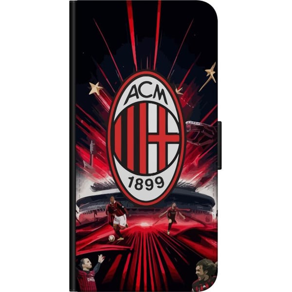 Kompatibel Tegnebogsetui til Motorola Moto G9 Play AC Milan