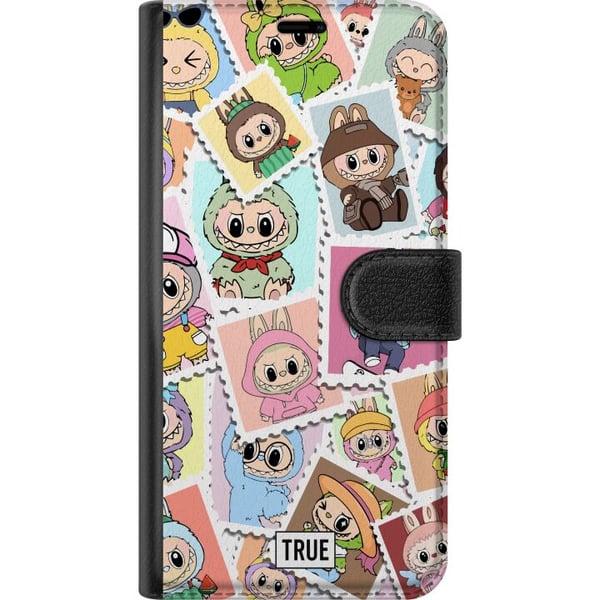 Yhteensopiva Lompakkokotelo Apple iPhone 13 Pro Cute Stamp Squad – söpö keräilyaihe, jossa on värikkäitä eläinasuihin pukeutuneita hahmoja ja leikkis