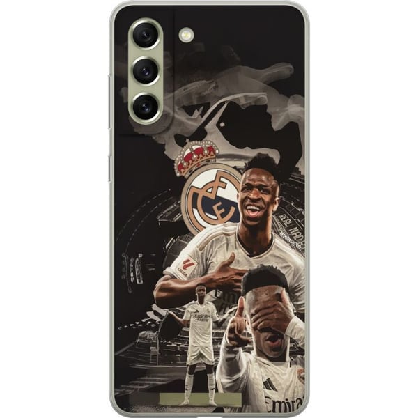 Kompatibel Mobilcover til Samsung Galaxy S21 FE 5G Vinicius Junior Real Madrid Brasilien eksplosiv tekniker, der skaber målchancer og driver spillet