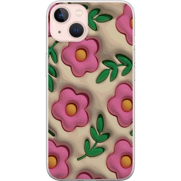 Kompatibelt Mobildeksel til Apple iPhone 13 Boblende Blomster Kompatibelt Mobildeksel til Apple iPhone 13 Boblende Blomster