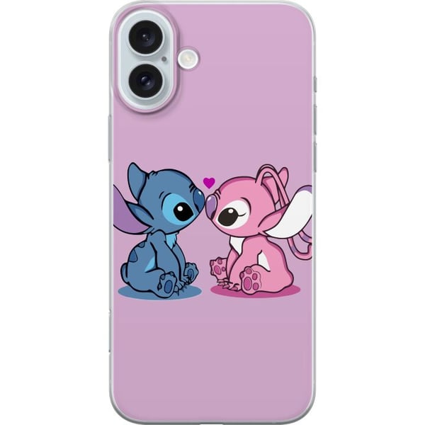 Kompatibelt Mobildeksel til Apple iPhone 16 Plus Stitch-Kjærlighet Kompatibelt Mobildeksel til Apple iPhone 16 Plus Stitch-Kjærlighet