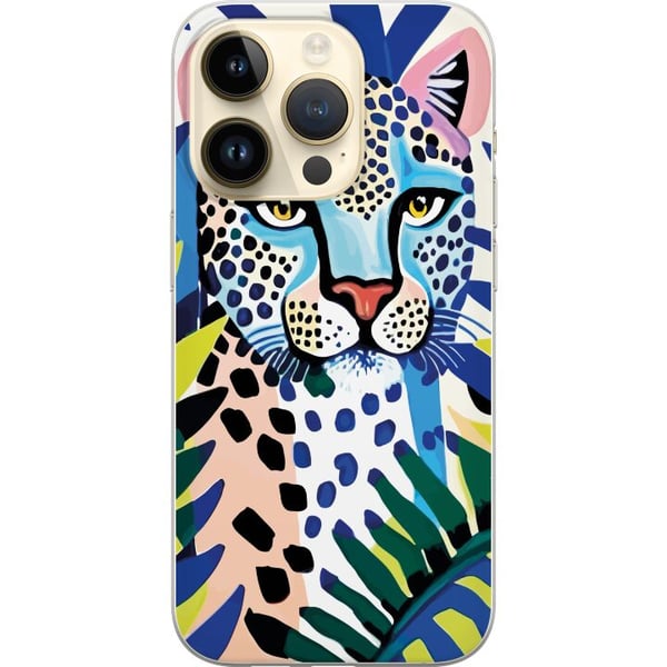 Kompatibelt Mobilskal till Apple iPhone 14 Pro Vivid Leopard Kompatibelt Mobilskal till Apple iPhone 14 Pro Vivid Leopard