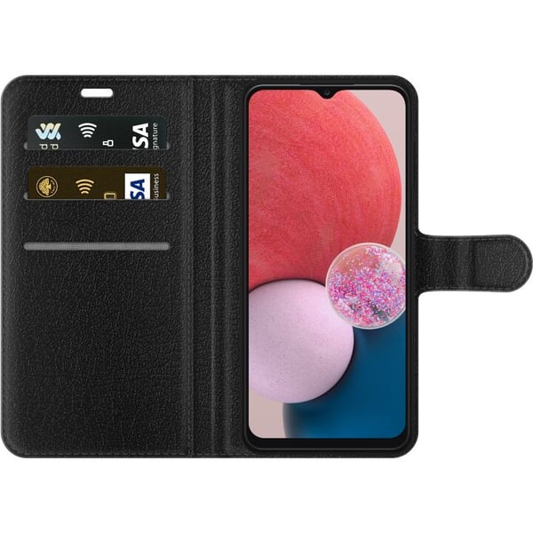 Kompatibelt Lommeboketui til Samsung Galaxy A13 Hest & Katt