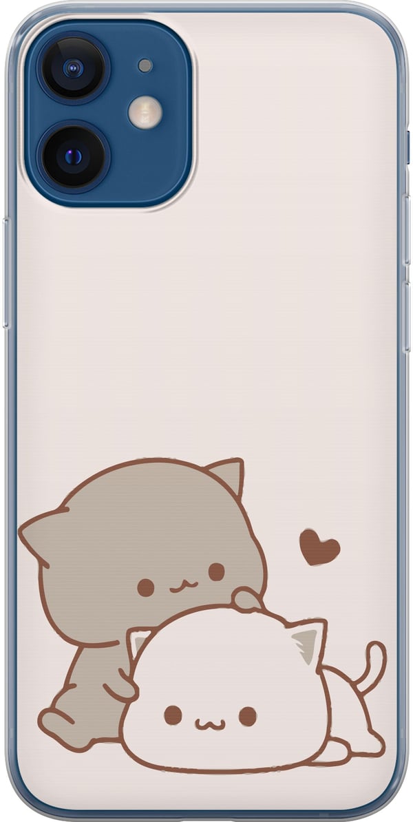 Yhteensopiva Puhelinkuori Apple iPhone 12 Kawaii Söpö Kissat
