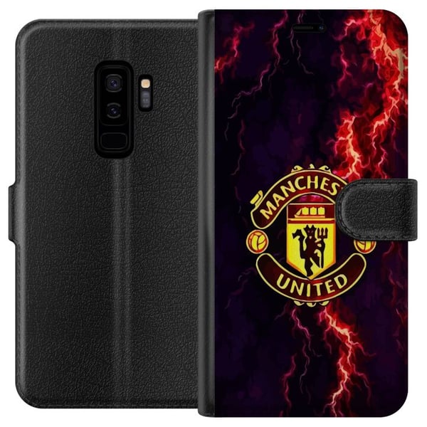 Kompatibelt Plånboksfodral till Samsung Galaxy S9+ Manchester United Kompatibelt Plånboksfodral till Samsung Galaxy S9+ Manchester United