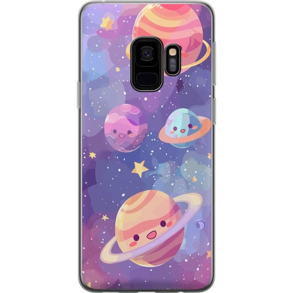 Kompatibelt Mobilskal till Samsung Galaxy S9 Rymden Söt Kompatibelt Mobilskal till Samsung Galaxy S9 Rymden Söt