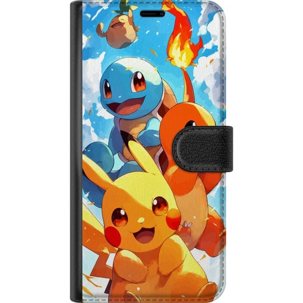 Kompatibelt Plånboksfodral till Samsung Galaxy A20e Pocket Creatures – inspirerat av Pokémon utan att nämna namnet