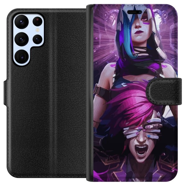 Yhteensopiva Lompakkokotelo Samsung Galaxy S22 Ultra 5G League of Legends