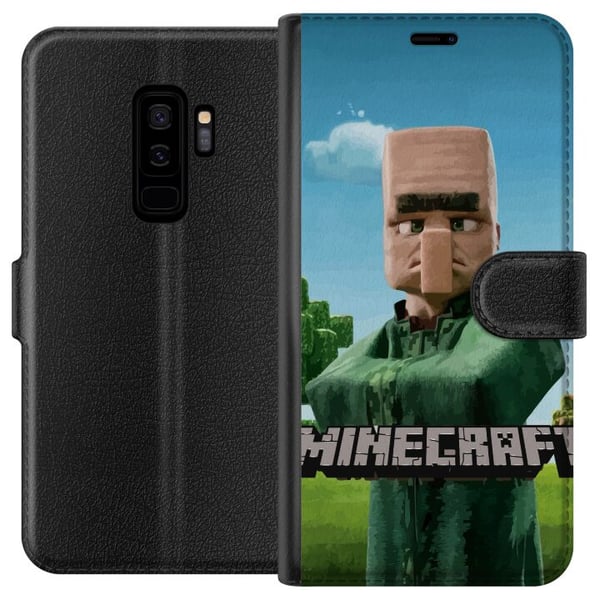 Kompatibelt Plånboksfodral till Samsung Galaxy S9+ A Minecraft Movie Kompatibelt Plånboksfodral till Samsung Galaxy S9+ A Minecraft Movie