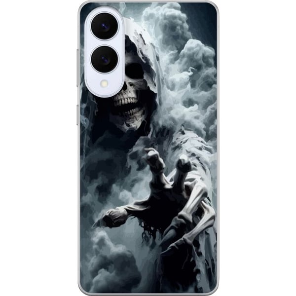Kompatibel Mobilcover til Samsung Galaxy S25 Edge død liemanden plakat dødningehoved kranium rædsel rædsel mørk spøgelse spøgelse skræmmende tåge mør Kompatibel Mobilcover til Samsung Galaxy S25 Edge død liemanden plakat dødningehoved kranium rædsel rædsel mørk spøgelse spøgelse skræmmende tåge mør