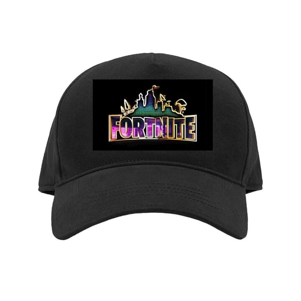 Barn-Keps | Justerbar Keps för Barn Svart Barn Fortnite Fortnite Svart Barn