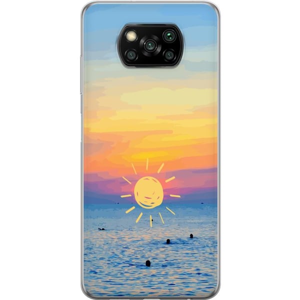 Kompatibel Mobilcover til Xiaomi Poco X3 NFC Solnedgang