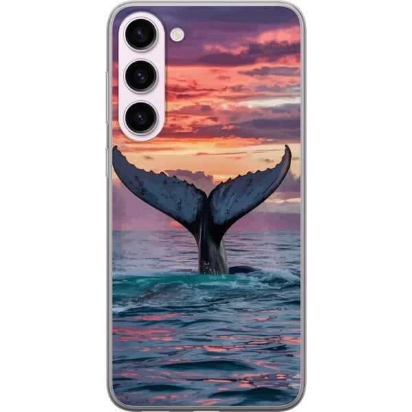 Kompatibel Mobilcover til Samsung Galaxy S23+ Hvalhale i solnedgang med tropisk himmel og stille hav-inspireret design med rolig energi og magisk ste Kompatibel Mobilcover til Samsung Galaxy S23+ Hvalhale i solnedgang med tropisk himmel og stille hav-inspireret design med rolig energi og magisk ste