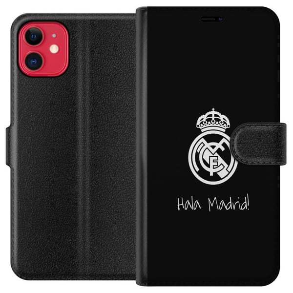 Kompatibel Tegnebogsetui til Apple iPhone 11 Real Madrid Kompatibel Tegnebogsetui til Apple iPhone 11 Real Madrid