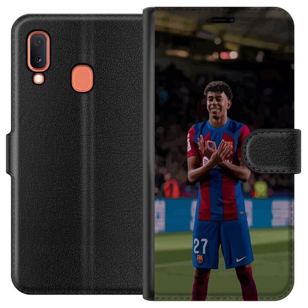 Kompatibelt Plånboksfodral till Samsung Galaxy A20e Lamine Yamal Kompatibelt Plånboksfodral till Samsung Galaxy A20e Lamine Yamal
