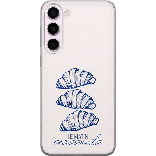 Kompatibel Mobilcover til Samsung Galaxy S23+ Franske morgener med nybagte croissanter Kompatibel Mobilcover til Samsung Galaxy S23+ Franske morgener med nybagte croissanter