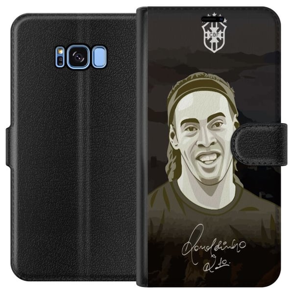 Kompatibelt Plånboksfodral till Samsung Galaxy S8 Ronaldinho Kompatibelt Plånboksfodral till Samsung Galaxy S8 Ronaldinho