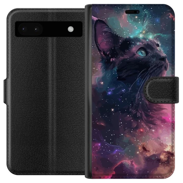 Yhteensopiva Lompakkokotelo Google Pixel 6a Kissa galaksissa