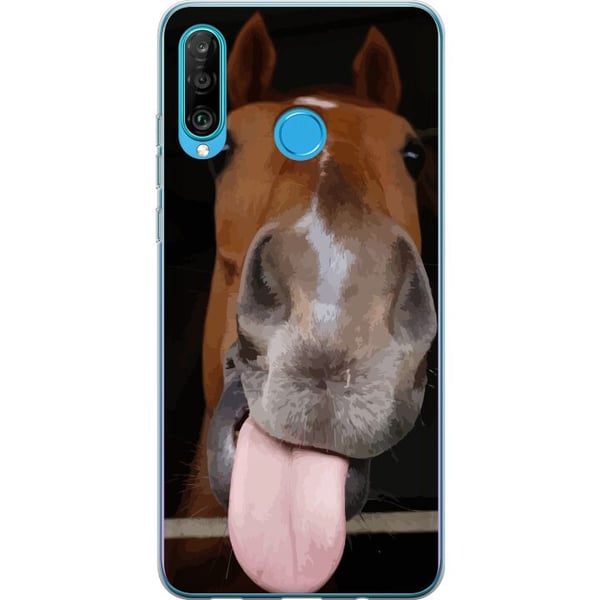 Kompatibel Mobilcover til Huawei P30 lite Rolig hest